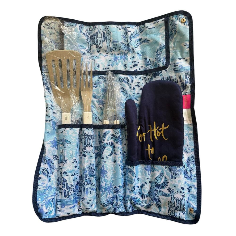 Lilly Pulitzer GWP Grilling Set High Tide What A Lovely Place